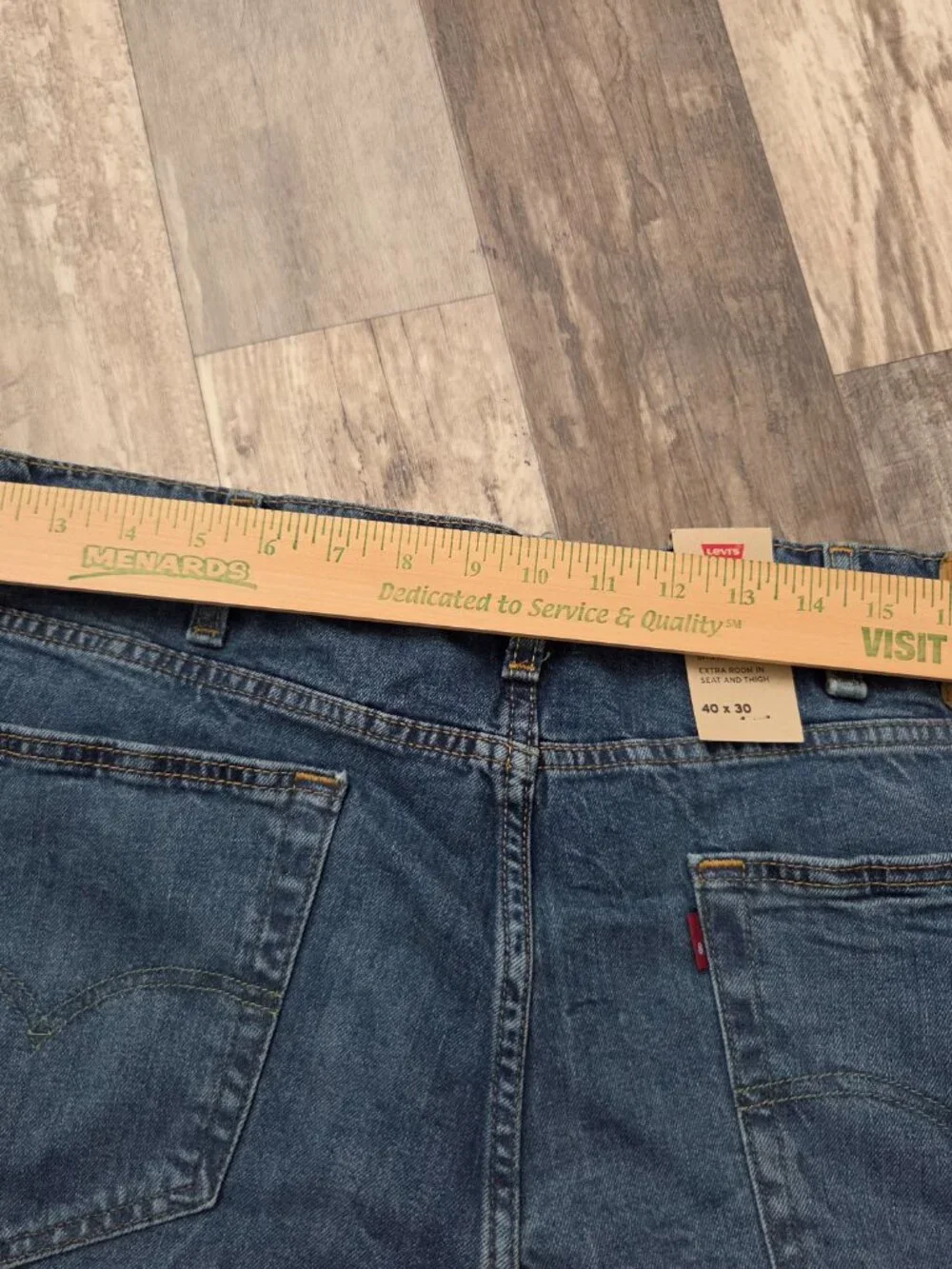 New with Tags Levi's 541 Jeans Men's Blue Denim Athletic Taper - 40w X 30L